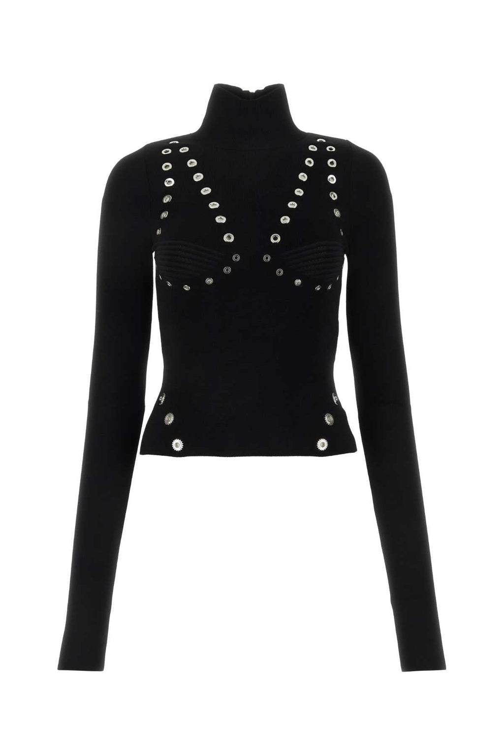 Off White Women Black Viscose Blend Top