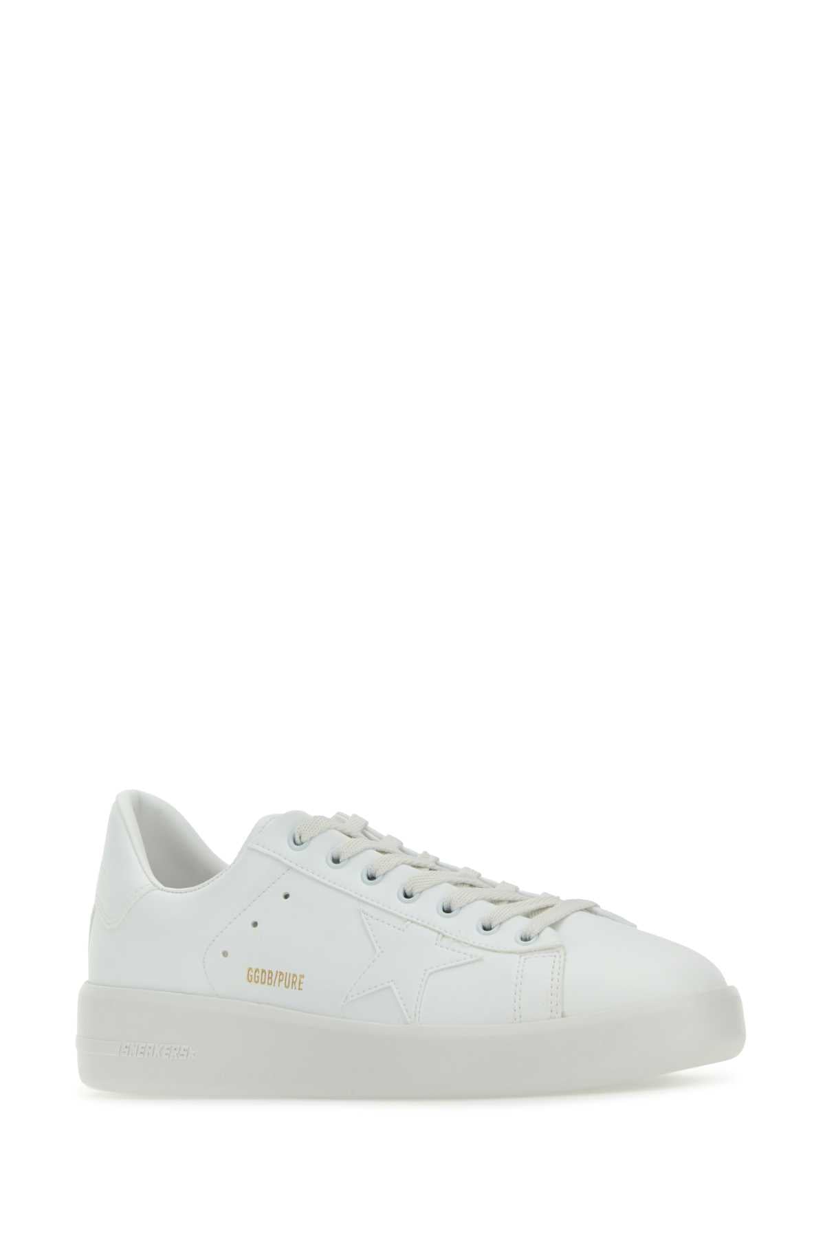 Golden Goose Deluxe Brand Men White Leather Pure New Sneakers
