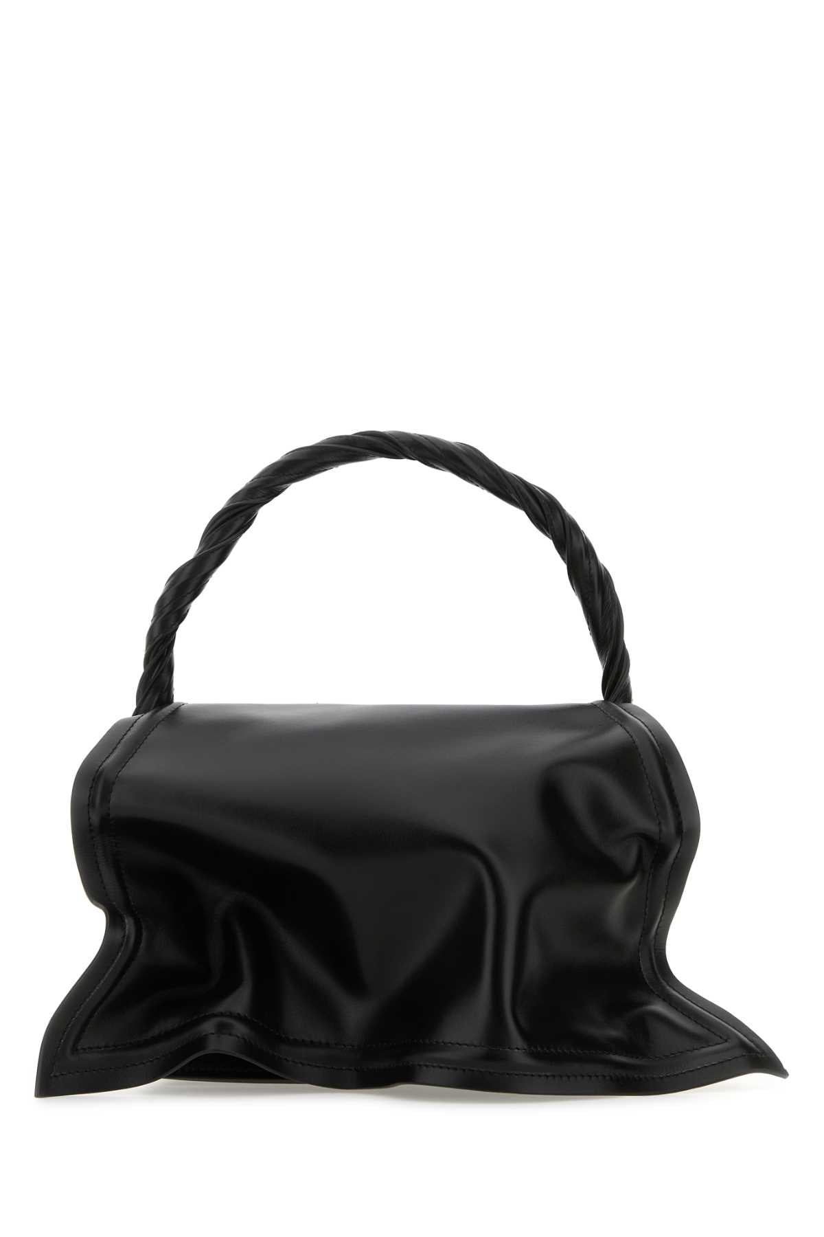 Y Project Women Black Leather Handbag