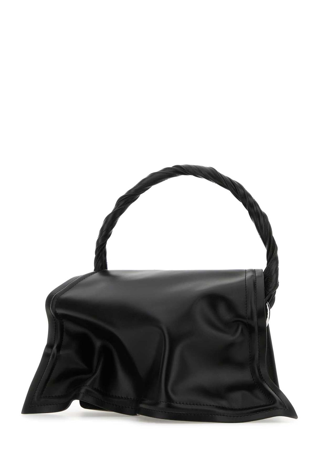 Y Project Women Black Leather Handbag