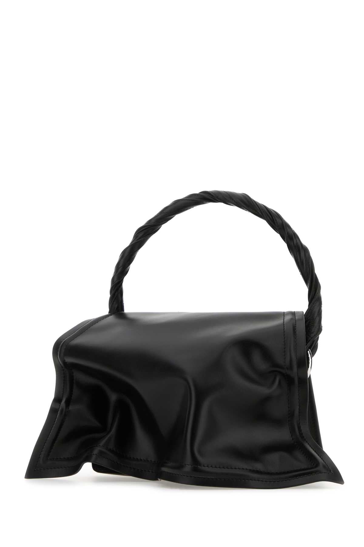 Y Project Women Black Leather Handbag