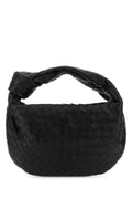 Bottega Veneta Women Black Leather Teen Jodie Handbag