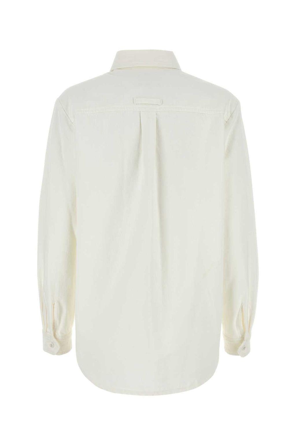 A.P.C. Women White Denim Tina Shirt