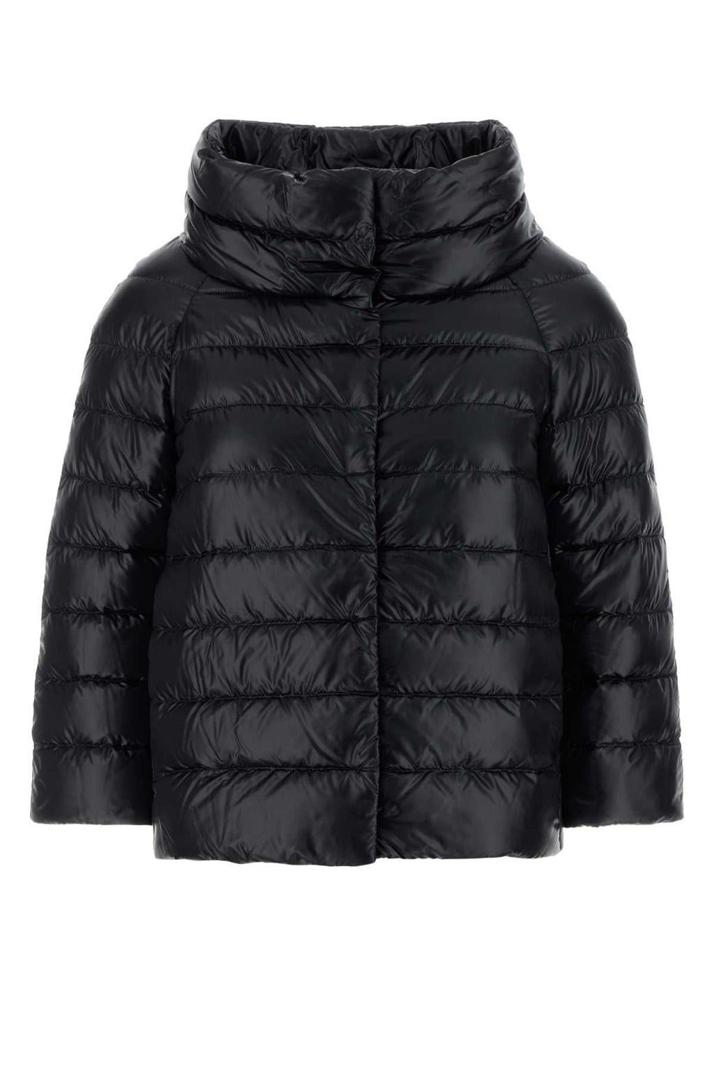 Herno Women Black Nylon Down Jacket