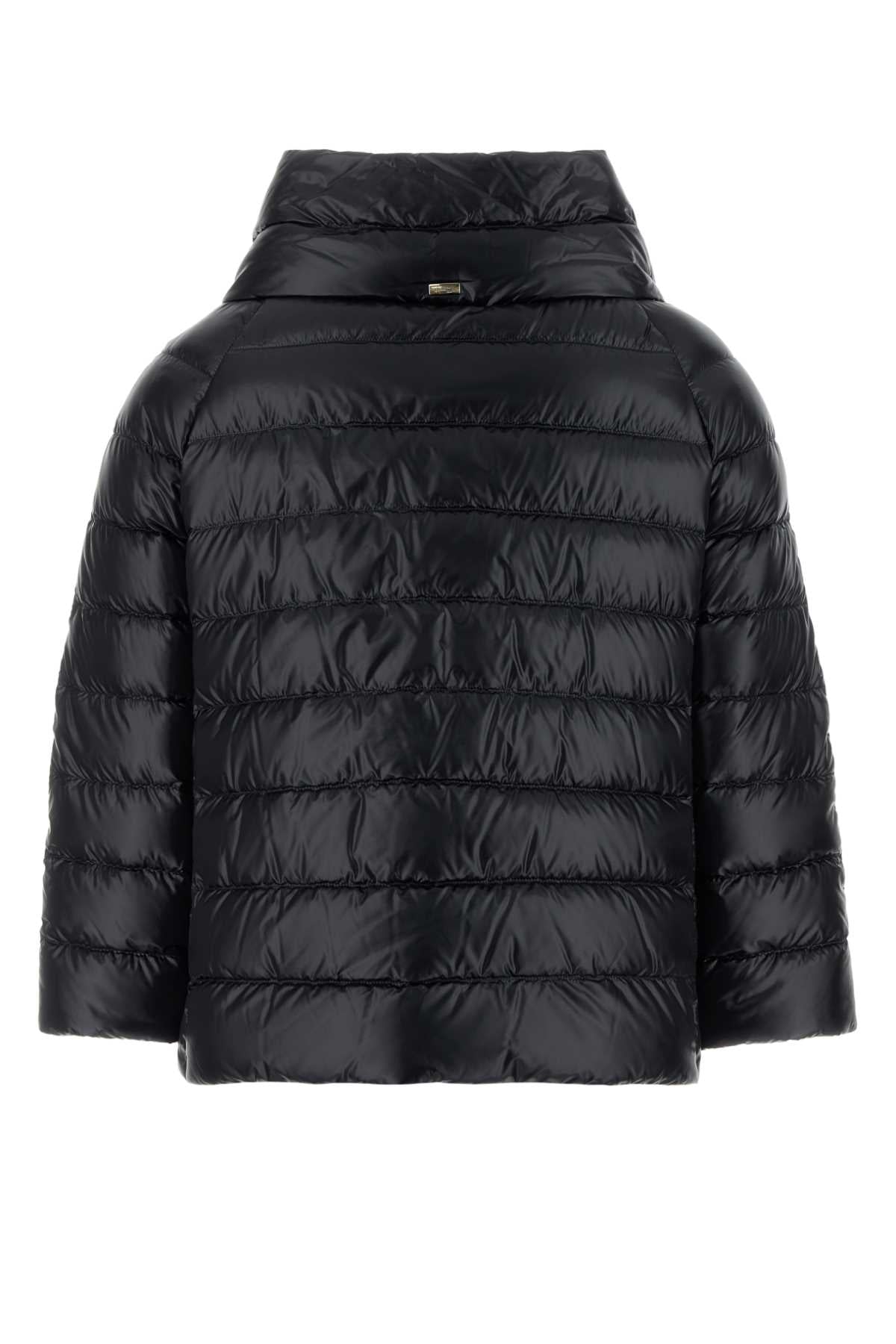 Herno Women Black Nylon Down Jacket