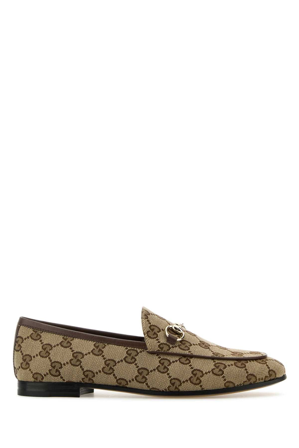 Gucci Women Original Gg Fabric Jordaan Loafers