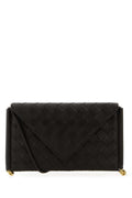 Bottega Veneta Women Dark Brown Leather Solstice Phone Case