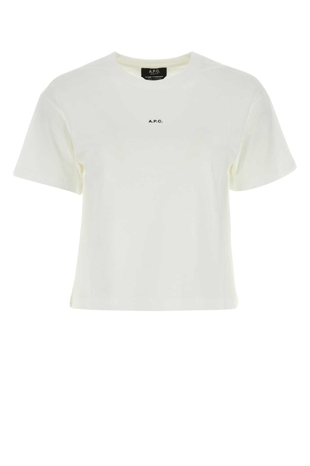 A.P.C. Women White Cotton T-Shirt