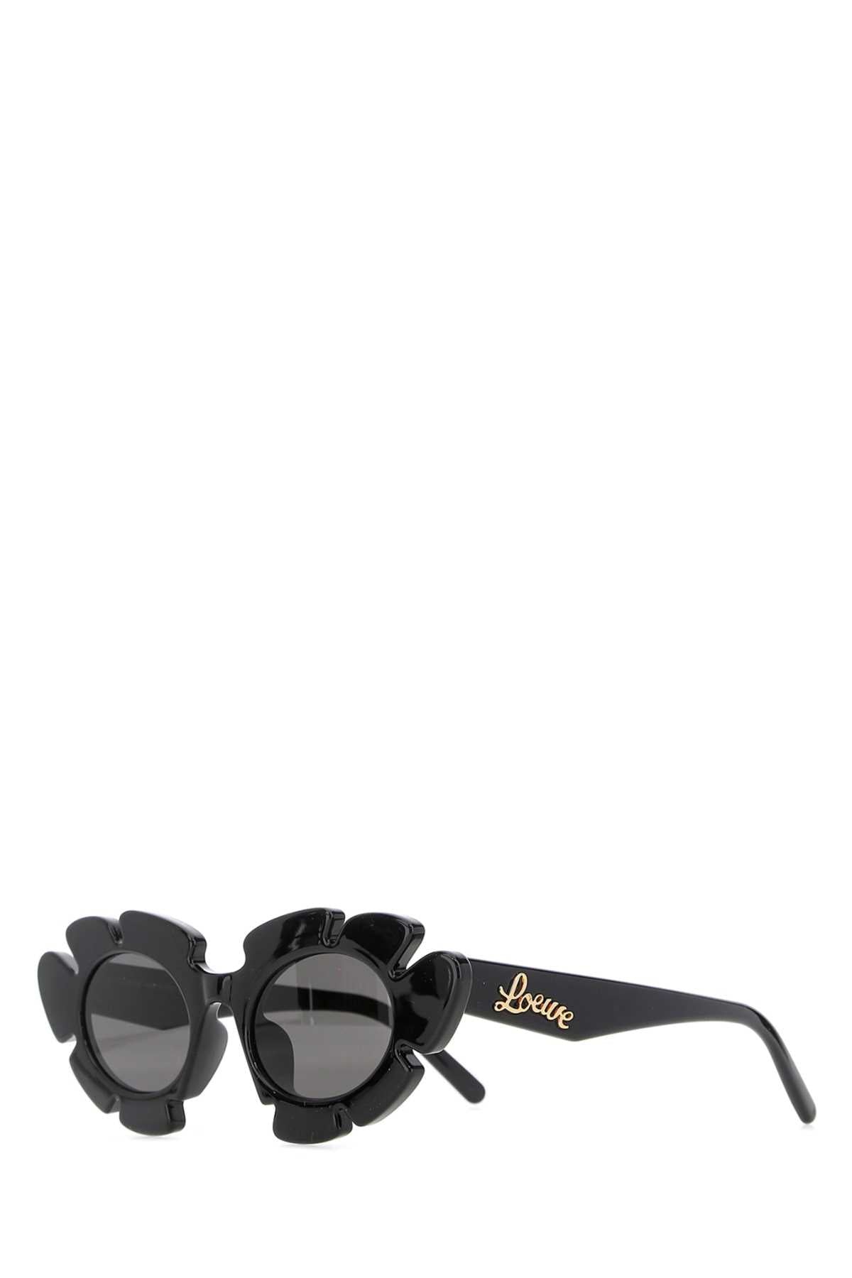 Loewe Women Black Acetate Paula S Ibiza Flower Sunglasses