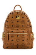 Mcm Women Printed Canvas Mini Stark Backpack