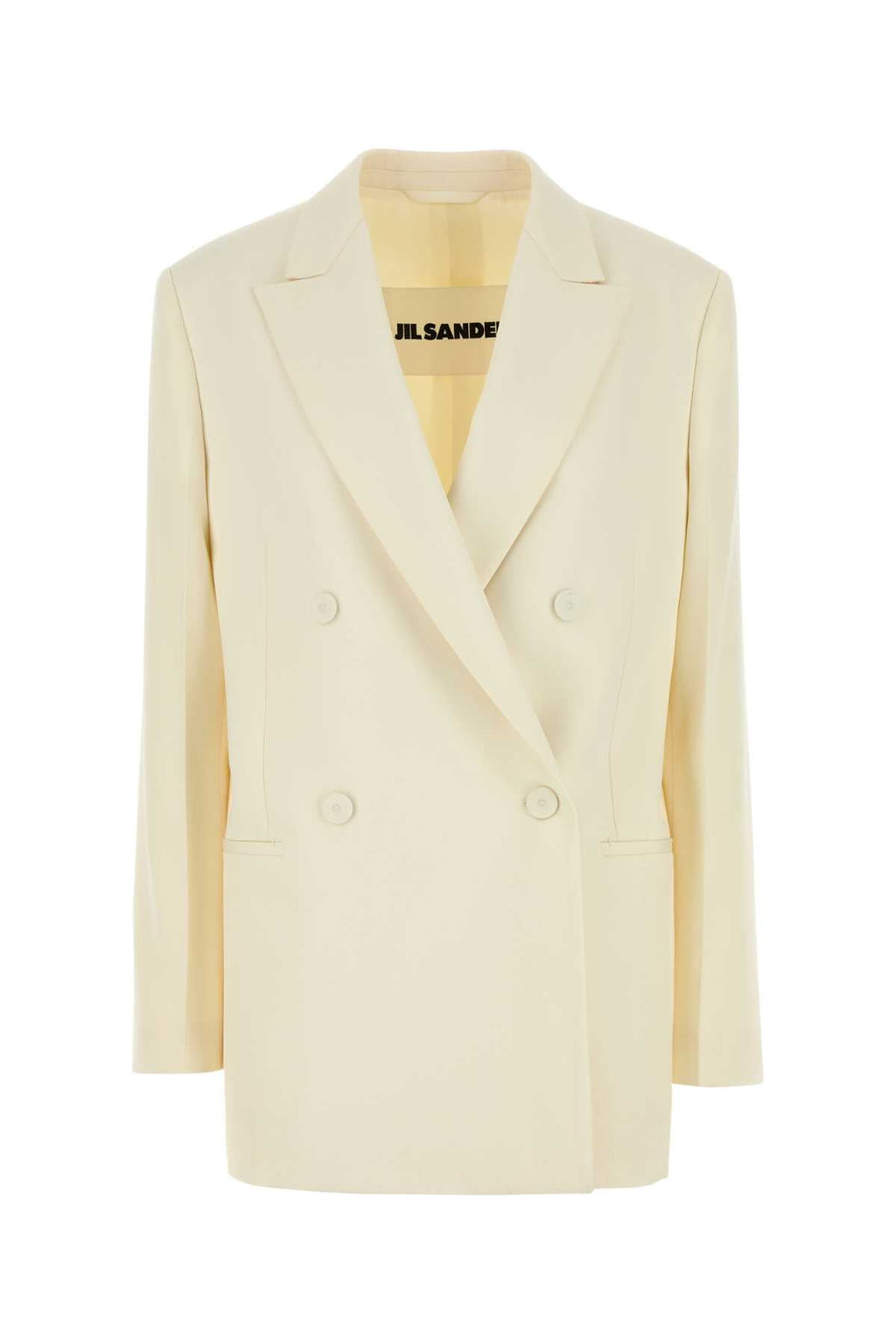 Jil Sander Women Cream Wool Blazer