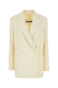 Jil Sander Women Cream Wool Blazer