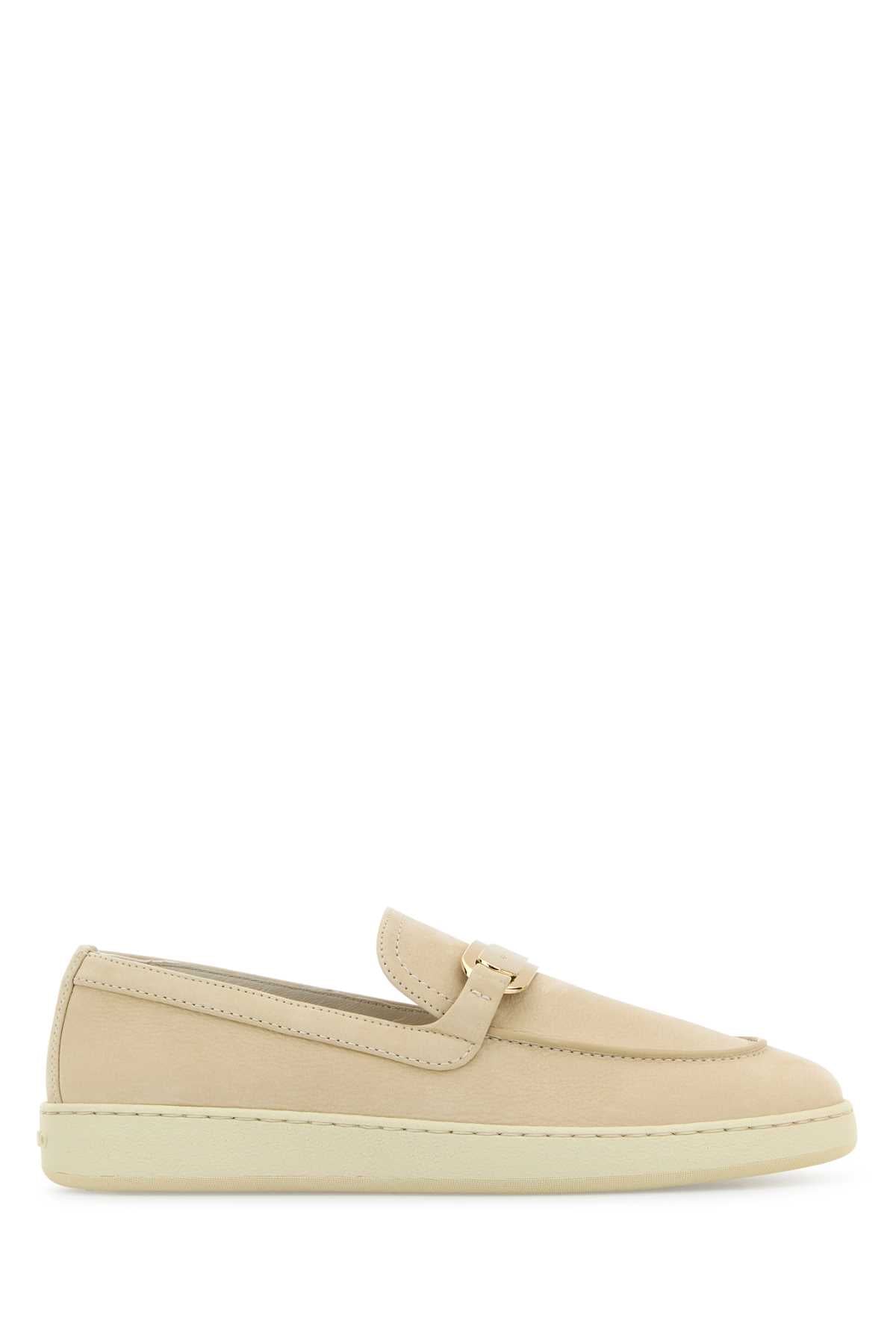 Salvatore Ferragamo Women Sand Leather Crio Loafers