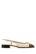 Valentino Garavani Women Two-Tone Leather Valet Du Roe Ballerinas