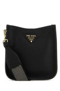 Prada Women Black Leather Crossbody Bag