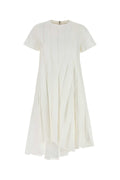 Sacai Women White Poplin Dress