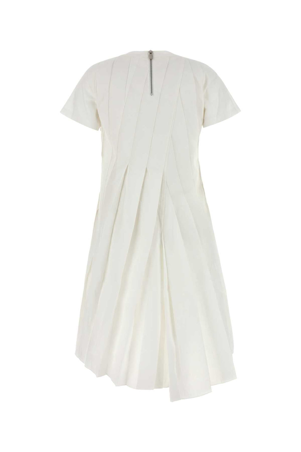 Sacai Women White Poplin Dress