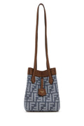 Fendi Women Embroidered Fabric Mini Origami Shoulder Bag