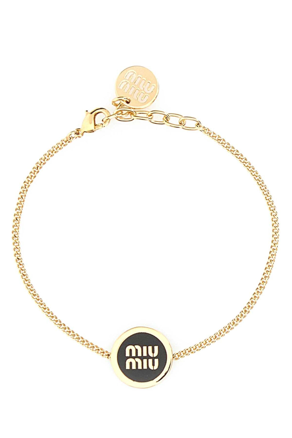 Miu Miu Women Gold Metal Bracelet