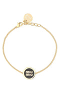 Miu Miu Women Gold Metal Bracelet