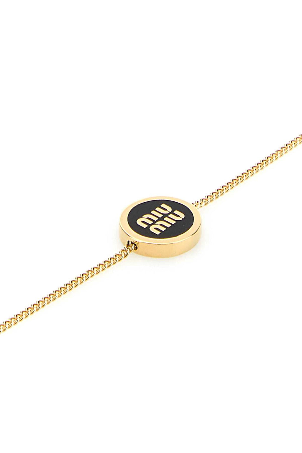 Miu Miu Women Gold Metal Bracelet