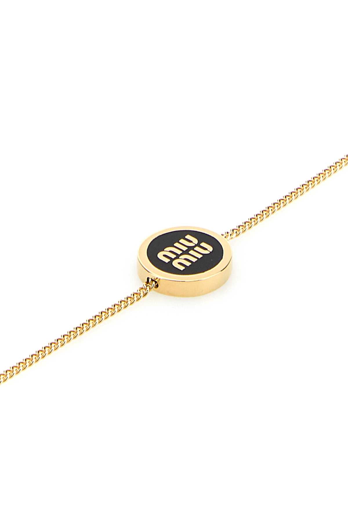 Miu Miu Women Gold Metal Bracelet