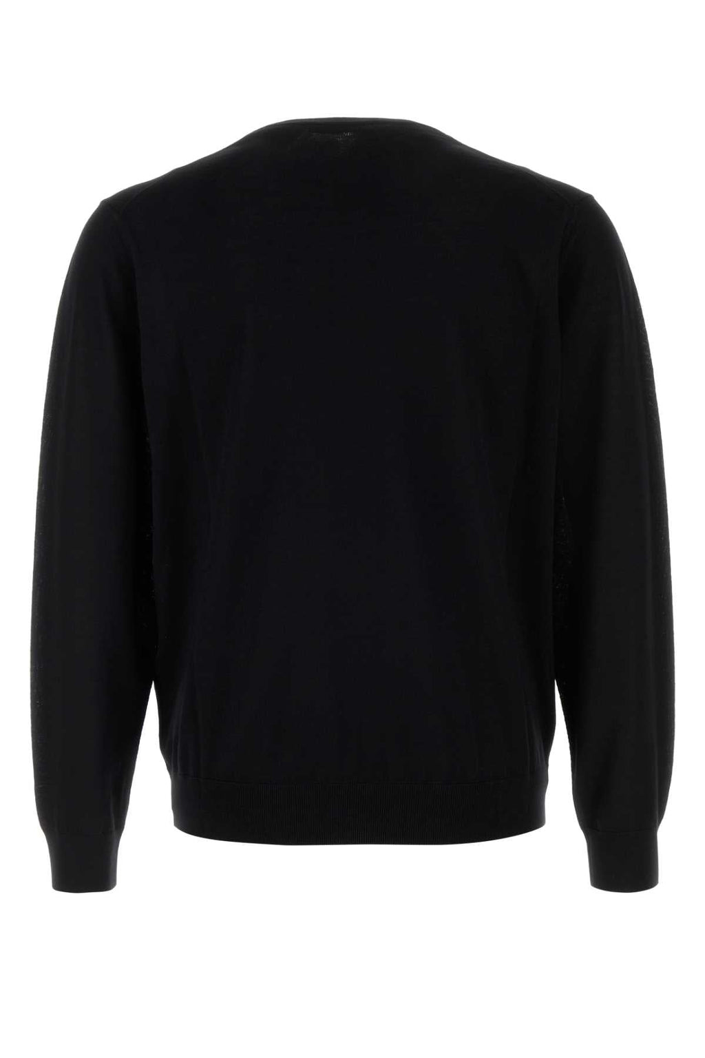Prada Men Black Wool Sweater