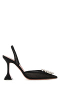 Amina Muaddi Women Black Mesh Begum Pumps