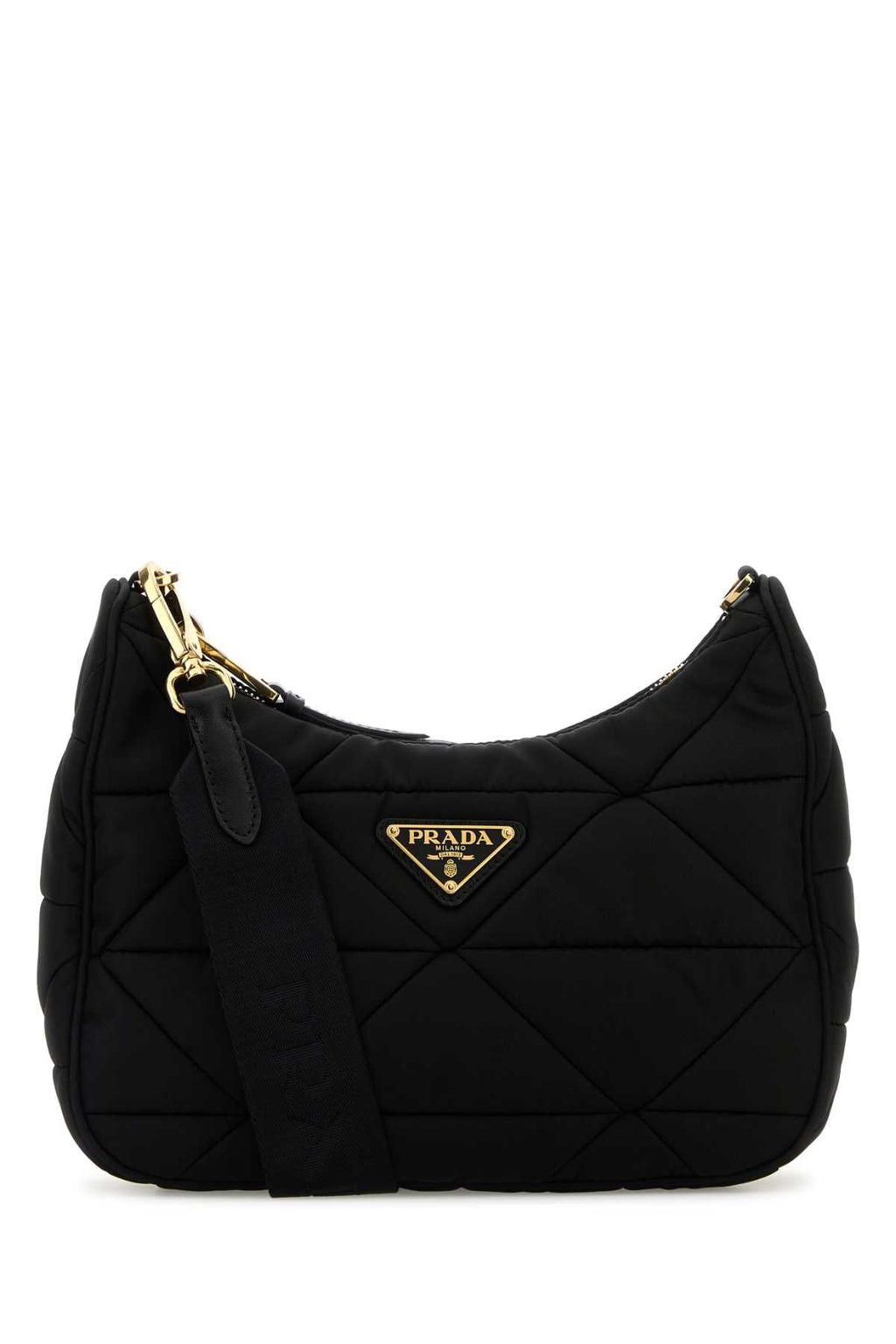Prada Women Slate Re-Nylon Shoulder Bag