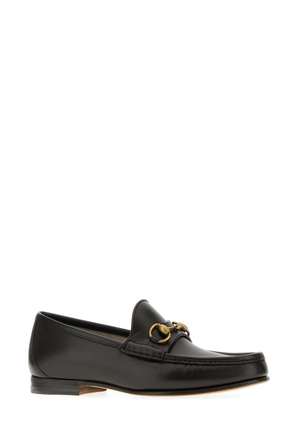 Gucci Men Dark Brown Leather Horsebit 1953 Loafers