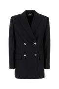 Versace Women Black Wool Blazer