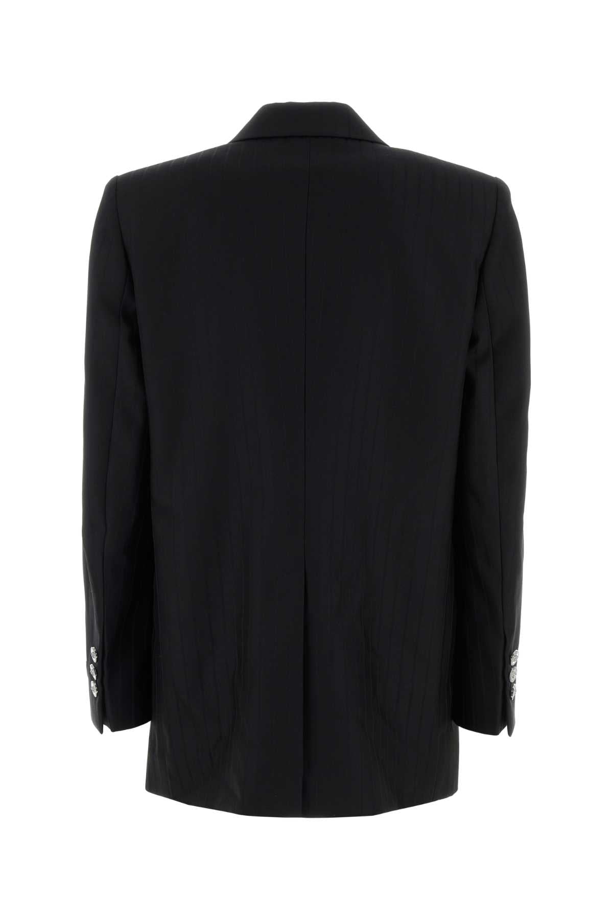 Versace Women Black Wool Blazer