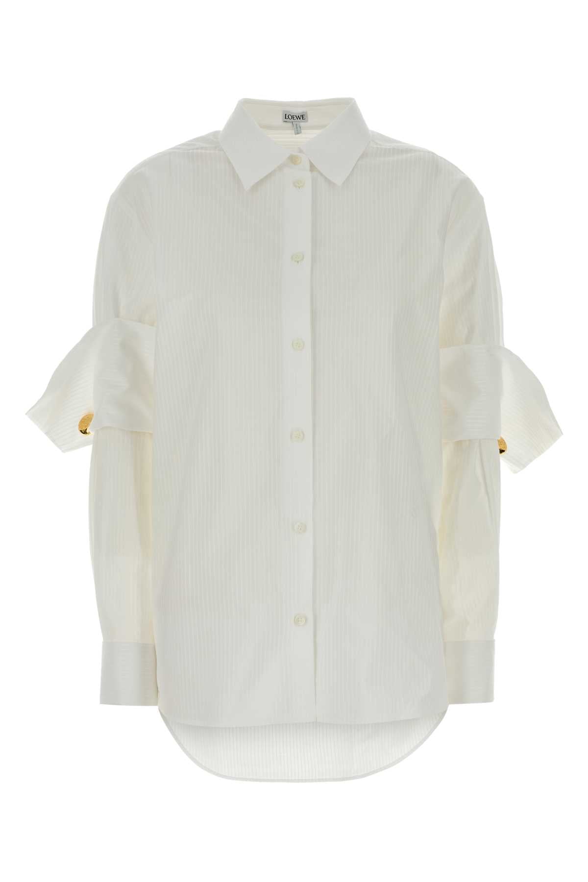 Loewe Women White Cotton Shirt