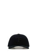 Tom Ford Men Black Cotton Baseball Cap