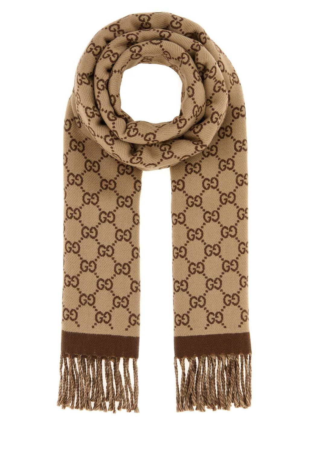 Gucci Women Embroidered Wool Scarf
