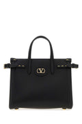 Valentino Garavani Women Black Leather Antibes Handbag