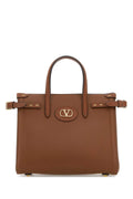 Valentino Garavani Women Brown Leather Antibes Handbag