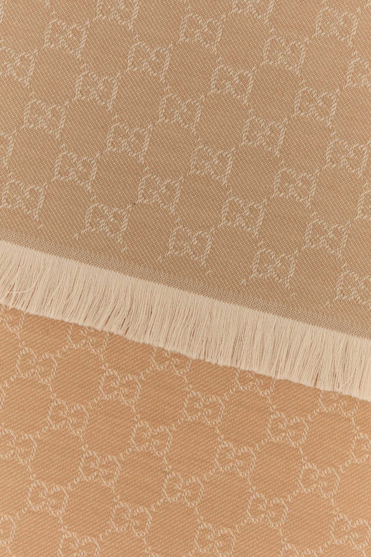 Gucci Women Embroidered Wool Scarf