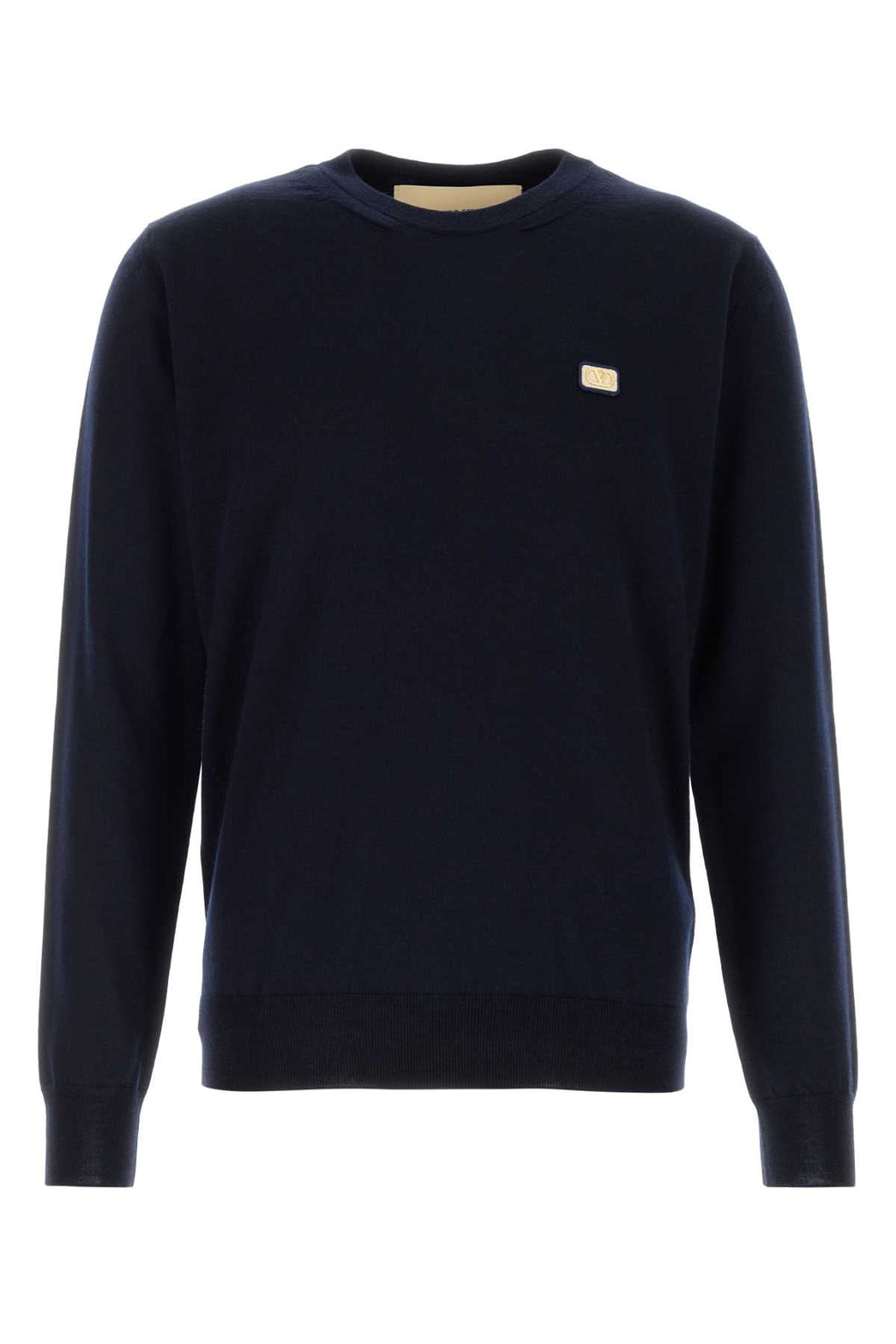 Valentino Garavani Men Midnight Blue Wool Sweater