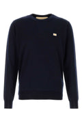 Valentino Garavani Men Midnight Blue Wool Sweater