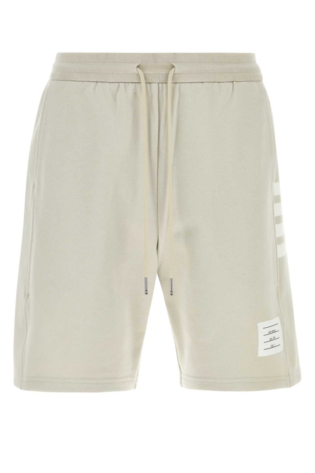 Thom Browne Men Sand Cotton Bermuda Shorts