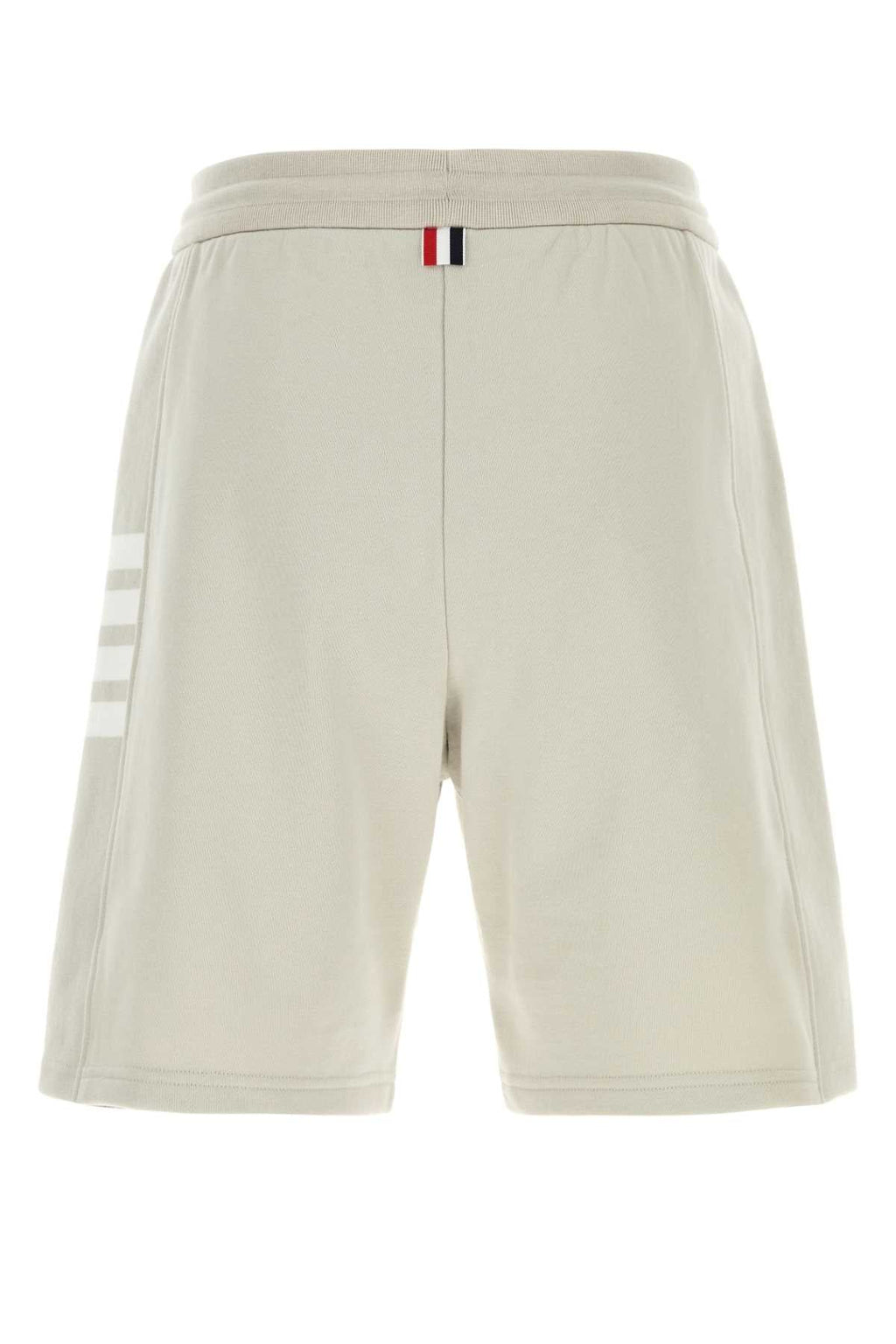 Thom Browne Men Sand Cotton Bermuda Shorts