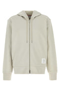 Thom Browne Men Light Grey Cotton Sweatshirt