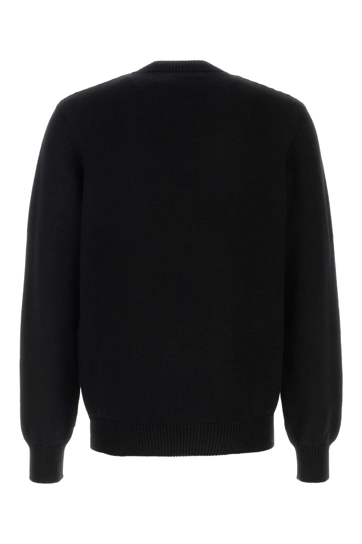Fendi Men Black Wool Sweater