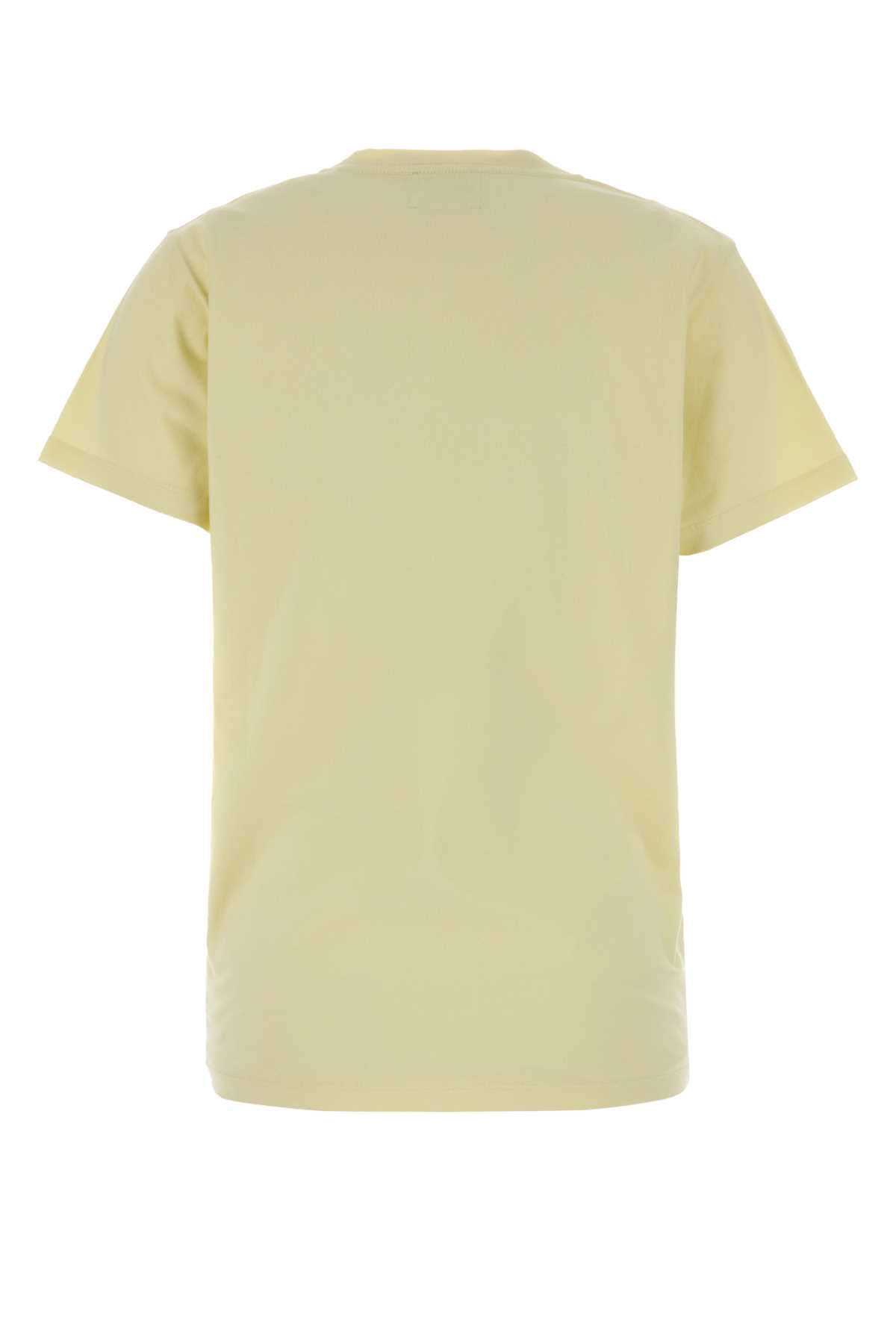 Isabel Marant Etoile Women Pastel Yellow Cotton Aby T-Shirt