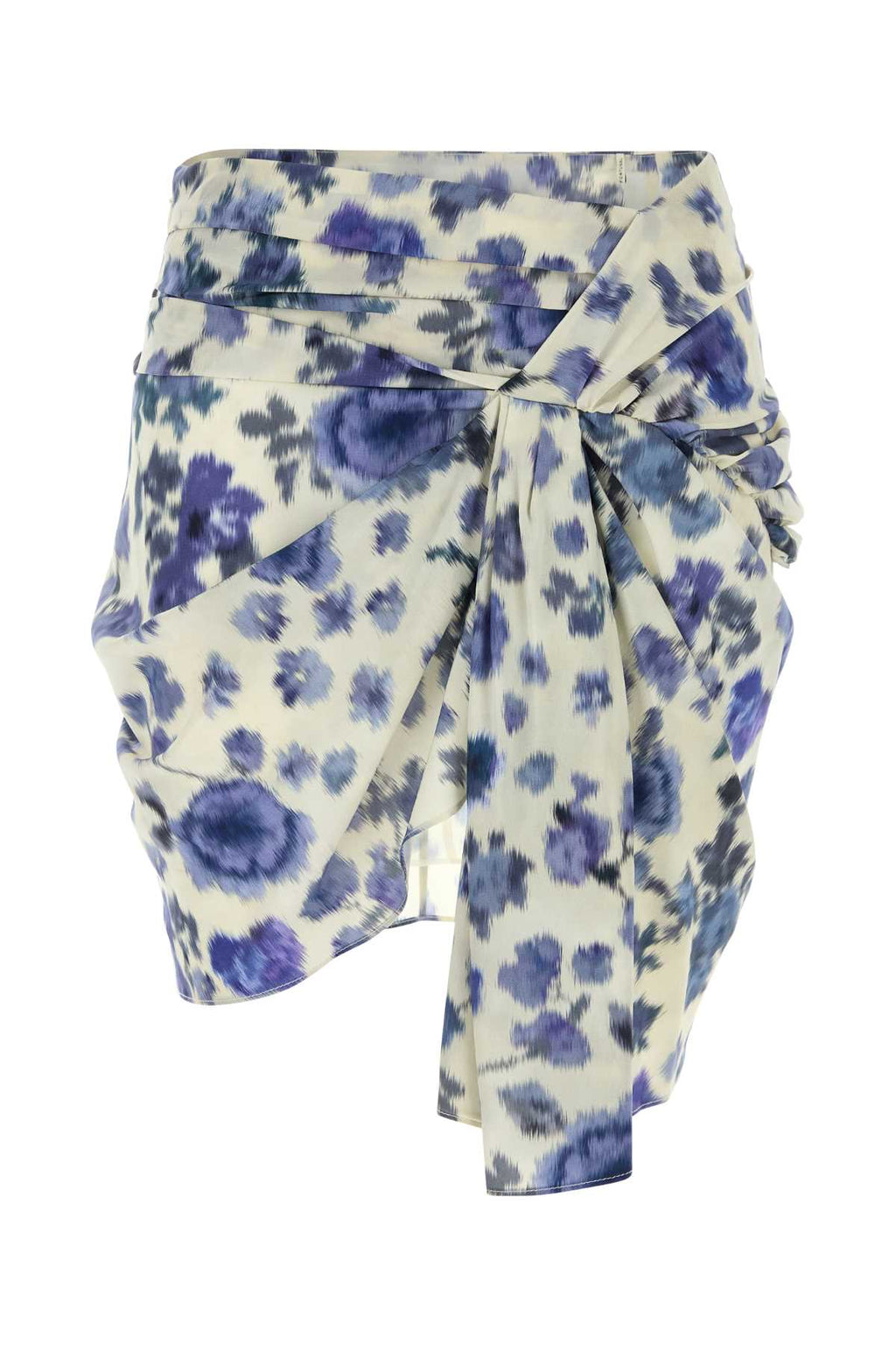 Isabel Marant Women Printed Stretch Silk Ovia Mini Skirt