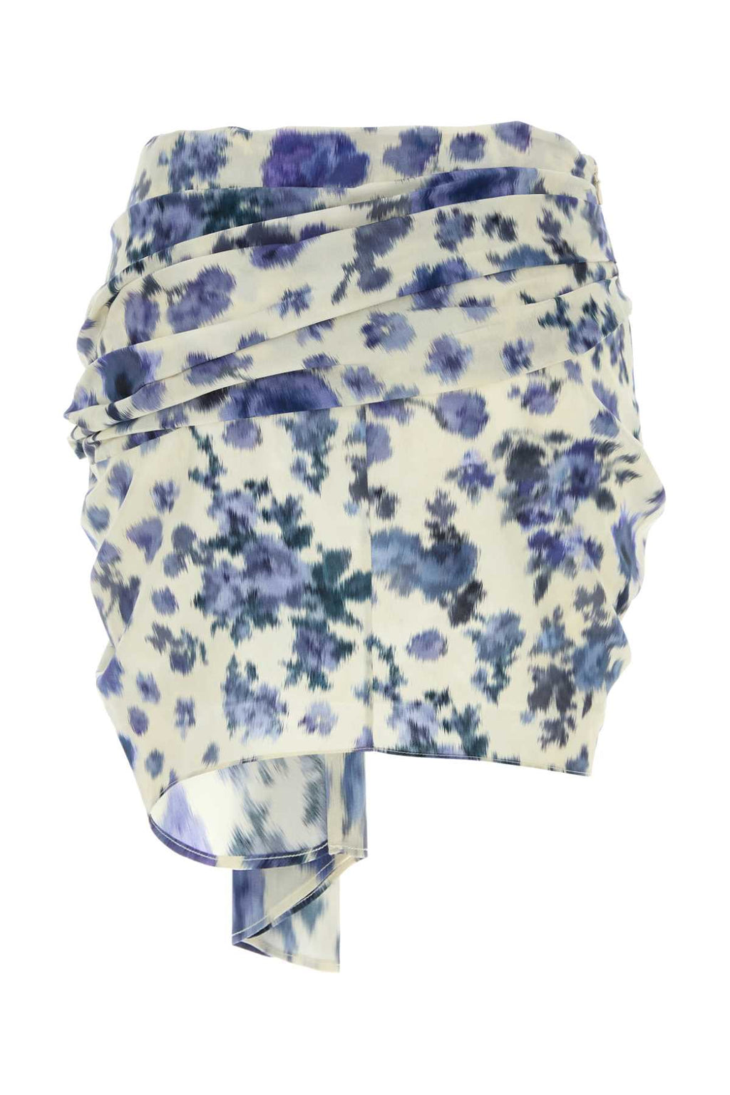 Isabel Marant Women Printed Stretch Silk Ovia Mini Skirt