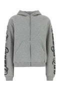 Balenciaga Women Grey Cotton Sweatshirt