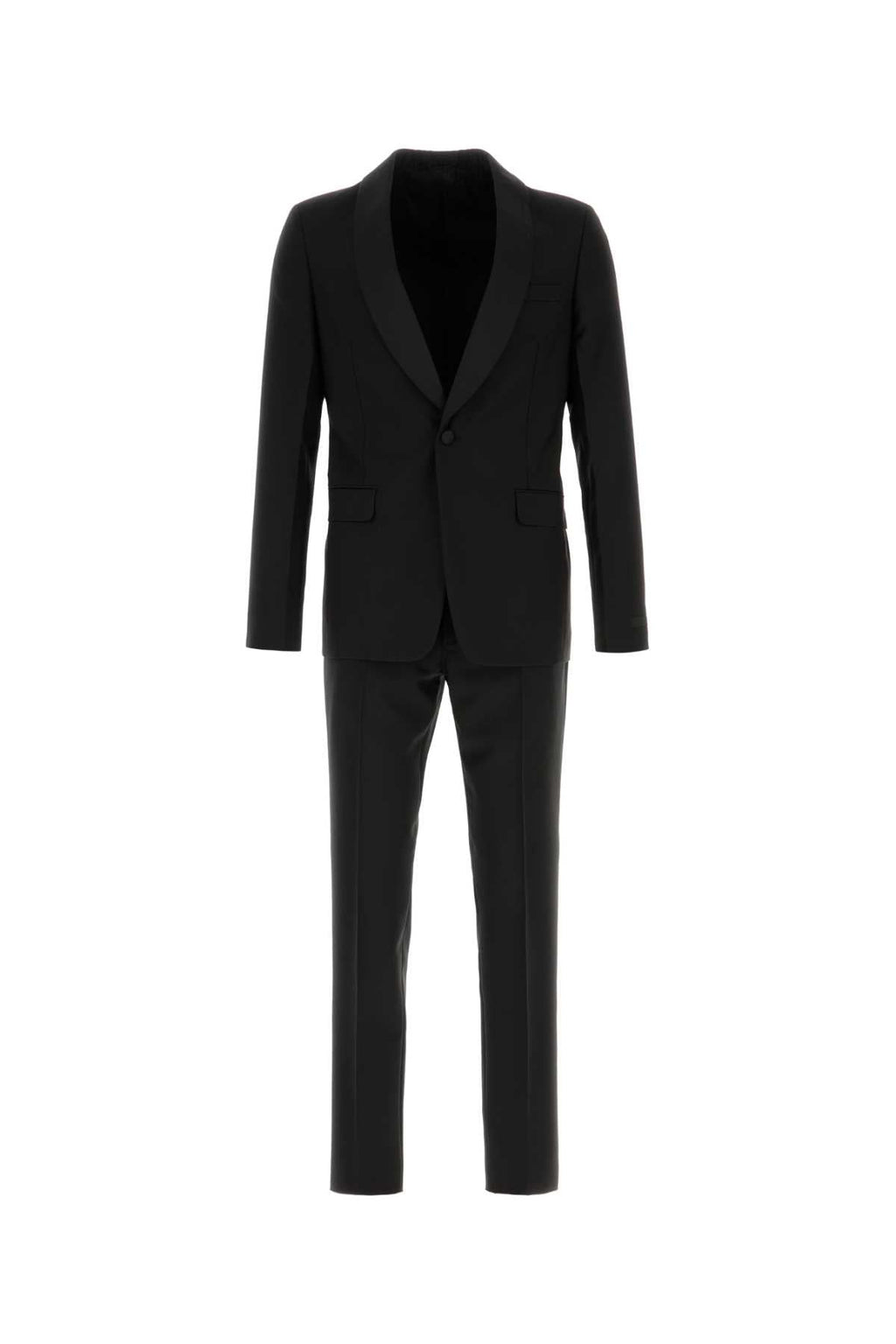 Prada Men Black Wool Blend Suit
