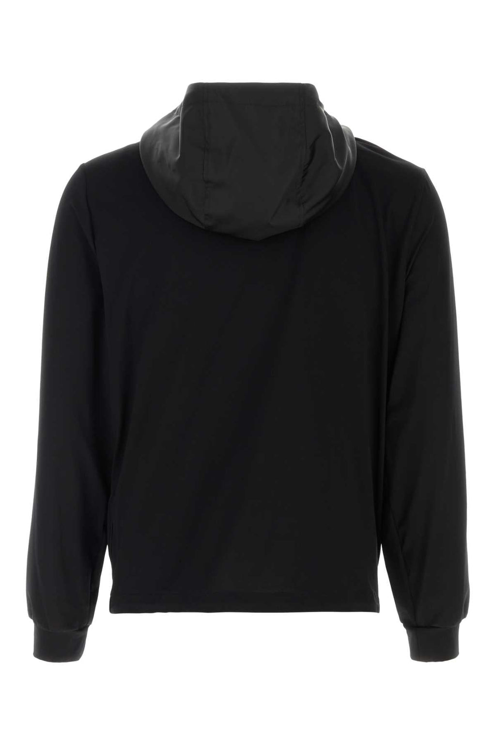 Prada Men Black Stretch Cotton Sweatshirt